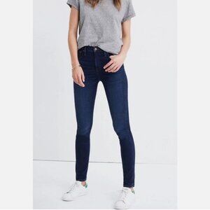 Madewell Taller 10" High-Rise Skinny Jeans- Hayes Wash- 25